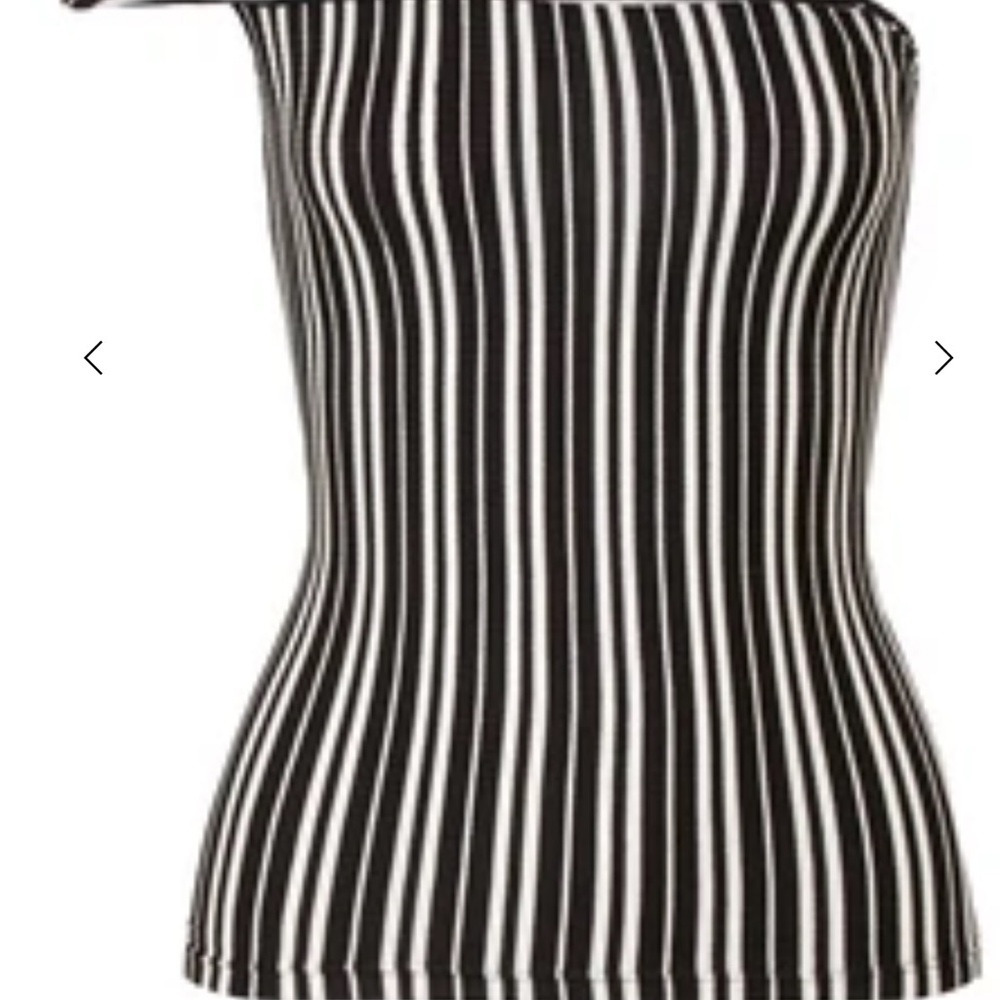 Beaufille Monochrome Zebra Pattern Top - Picture 2 of 3